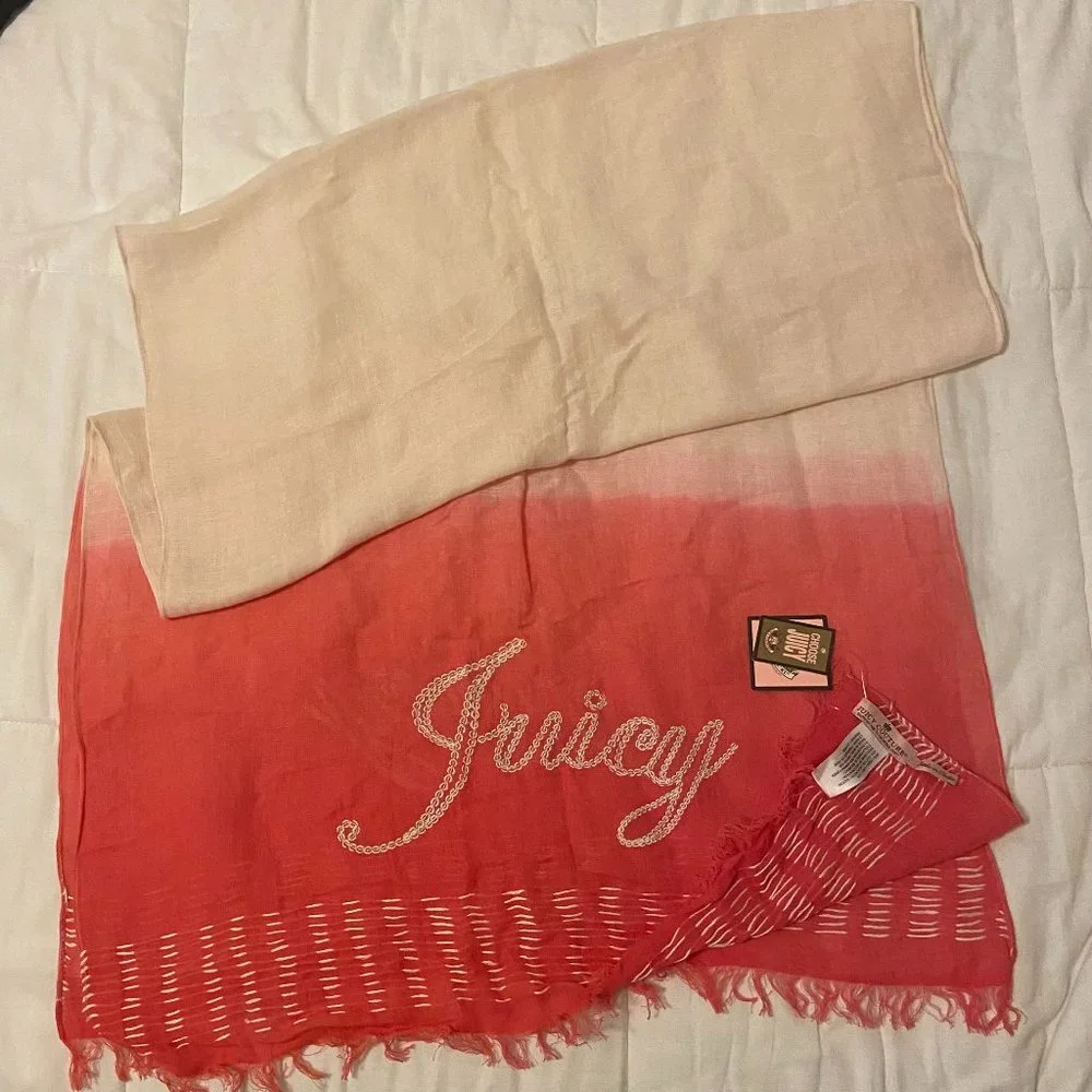 Juicy Couture Ombre Linen Scarf - Picture 1 of 2